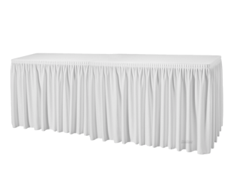 Skirting Plissé 4,10 m weiß