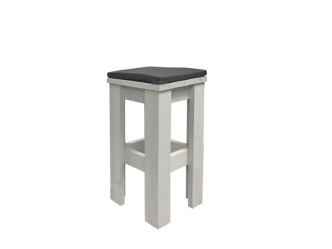 Woodlounge Barhocker mit Kissen